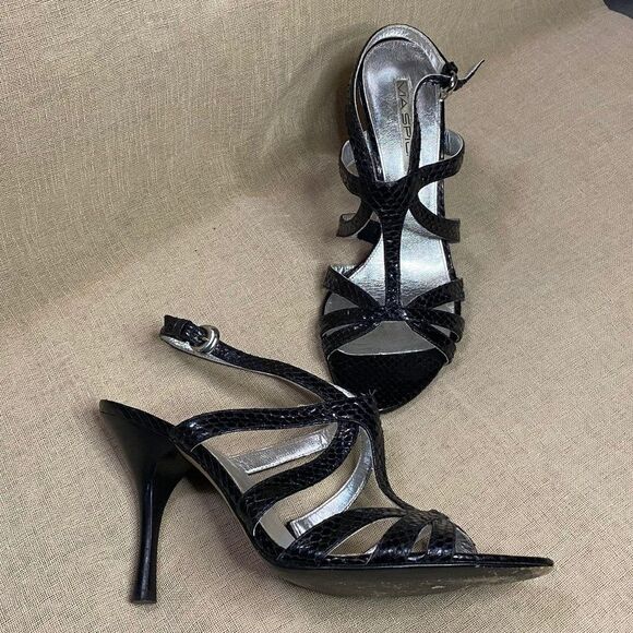 Via Spiga Shoes - VIA SPIGA Snake EVENING Caged HEELS SZ 8